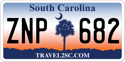 SC license plate ZNP682