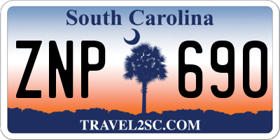 SC license plate ZNP690