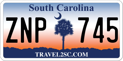 SC license plate ZNP745