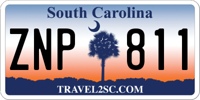 SC license plate ZNP811