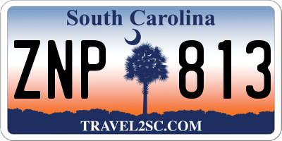 SC license plate ZNP813