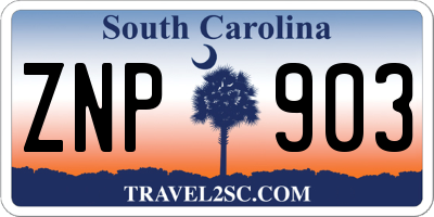 SC license plate ZNP903