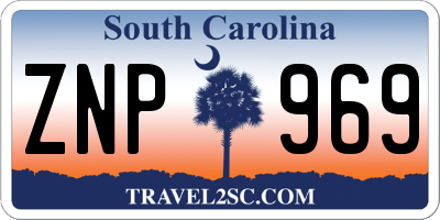 SC license plate ZNP969