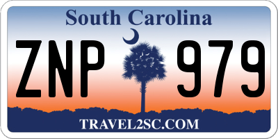SC license plate ZNP979