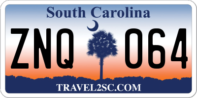 SC license plate ZNQ064