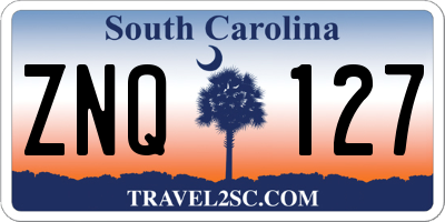 SC license plate ZNQ127