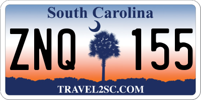 SC license plate ZNQ155