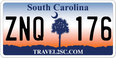 SC license plate ZNQ176