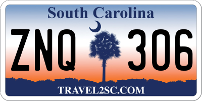 SC license plate ZNQ306