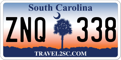 SC license plate ZNQ338