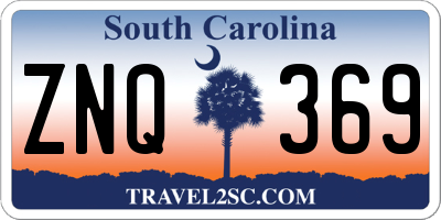 SC license plate ZNQ369