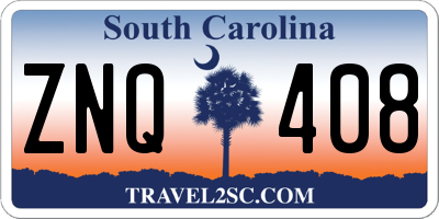 SC license plate ZNQ408
