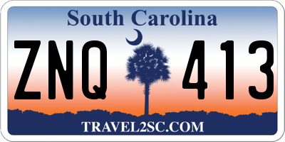 SC license plate ZNQ413