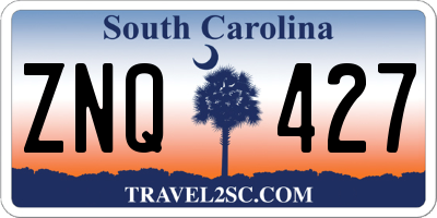 SC license plate ZNQ427