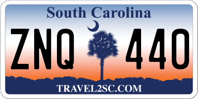SC license plate ZNQ440