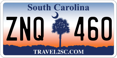 SC license plate ZNQ460