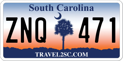 SC license plate ZNQ471