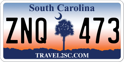 SC license plate ZNQ473
