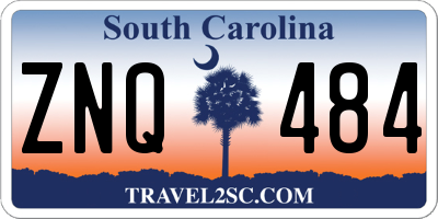 SC license plate ZNQ484