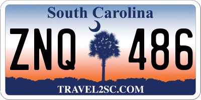 SC license plate ZNQ486
