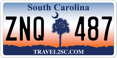 SC license plate ZNQ487