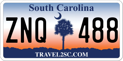 SC license plate ZNQ488