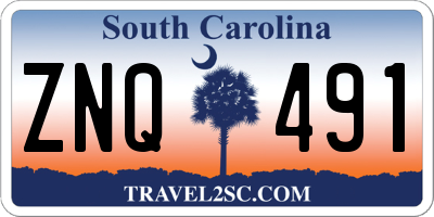 SC license plate ZNQ491