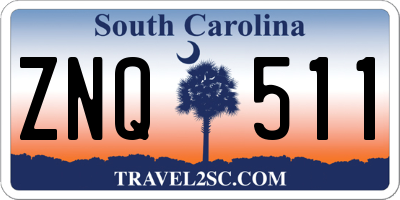 SC license plate ZNQ511