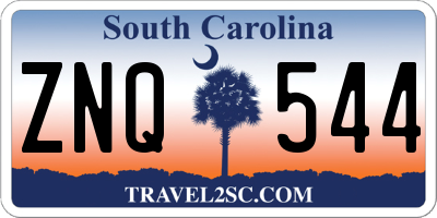 SC license plate ZNQ544