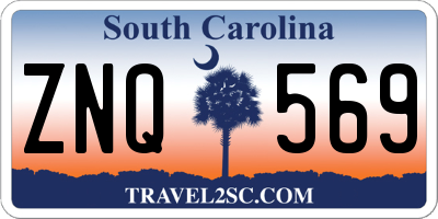 SC license plate ZNQ569