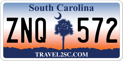 SC license plate ZNQ572