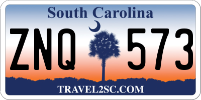 SC license plate ZNQ573