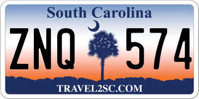 SC license plate ZNQ574