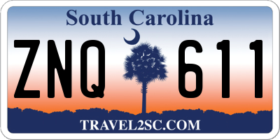 SC license plate ZNQ611