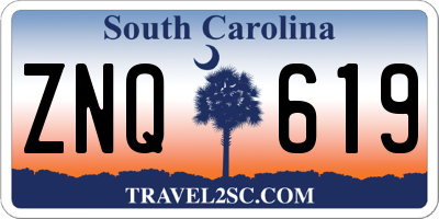 SC license plate ZNQ619