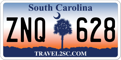 SC license plate ZNQ628