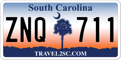SC license plate ZNQ711