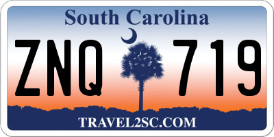 SC license plate ZNQ719