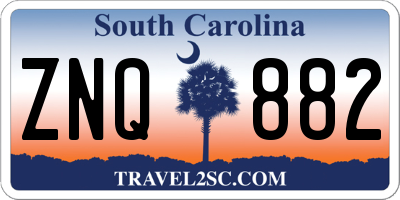 SC license plate ZNQ882