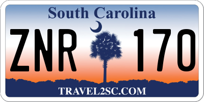 SC license plate ZNR170