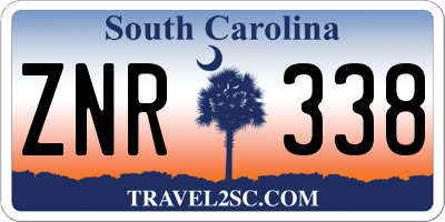 SC license plate ZNR338
