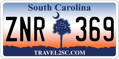 SC license plate ZNR369