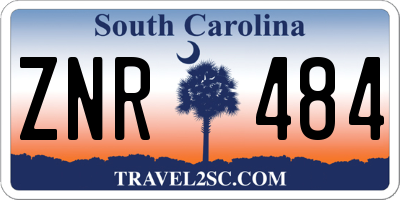 SC license plate ZNR484