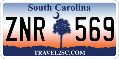 SC license plate ZNR569