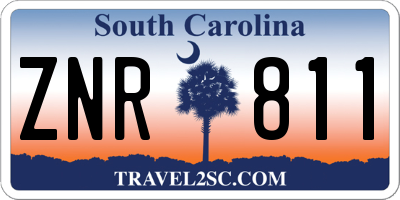 SC license plate ZNR811
