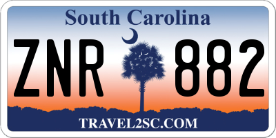 SC license plate ZNR882