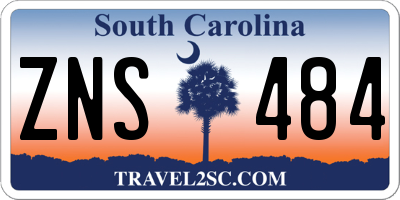 SC license plate ZNS484