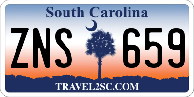 SC license plate ZNS659