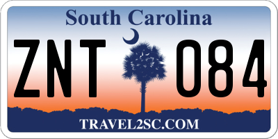 SC license plate ZNT084
