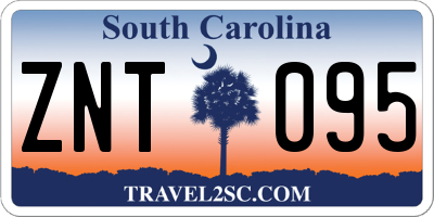 SC license plate ZNT095
